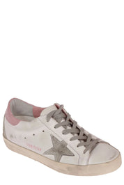 SUPER STAR CLASIC WITH LIS-WHITE/LIGHT PINK/DAR