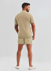 BRUCE CROCHET SHORT-MINT
