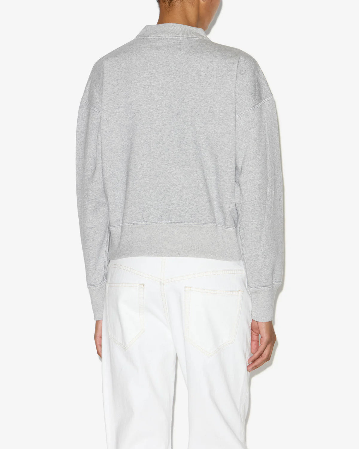 SWEATSHIRT LOGO ISABEL-WHITE/GREY