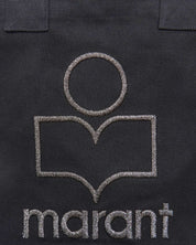 "MARANT" LOGO SMALL HANDBAG-BLACK