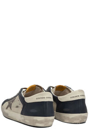 SUPER-STAR DOUBLE QUARTER WITH 5AGINA-WHITE/DARK BLUE/GUN META