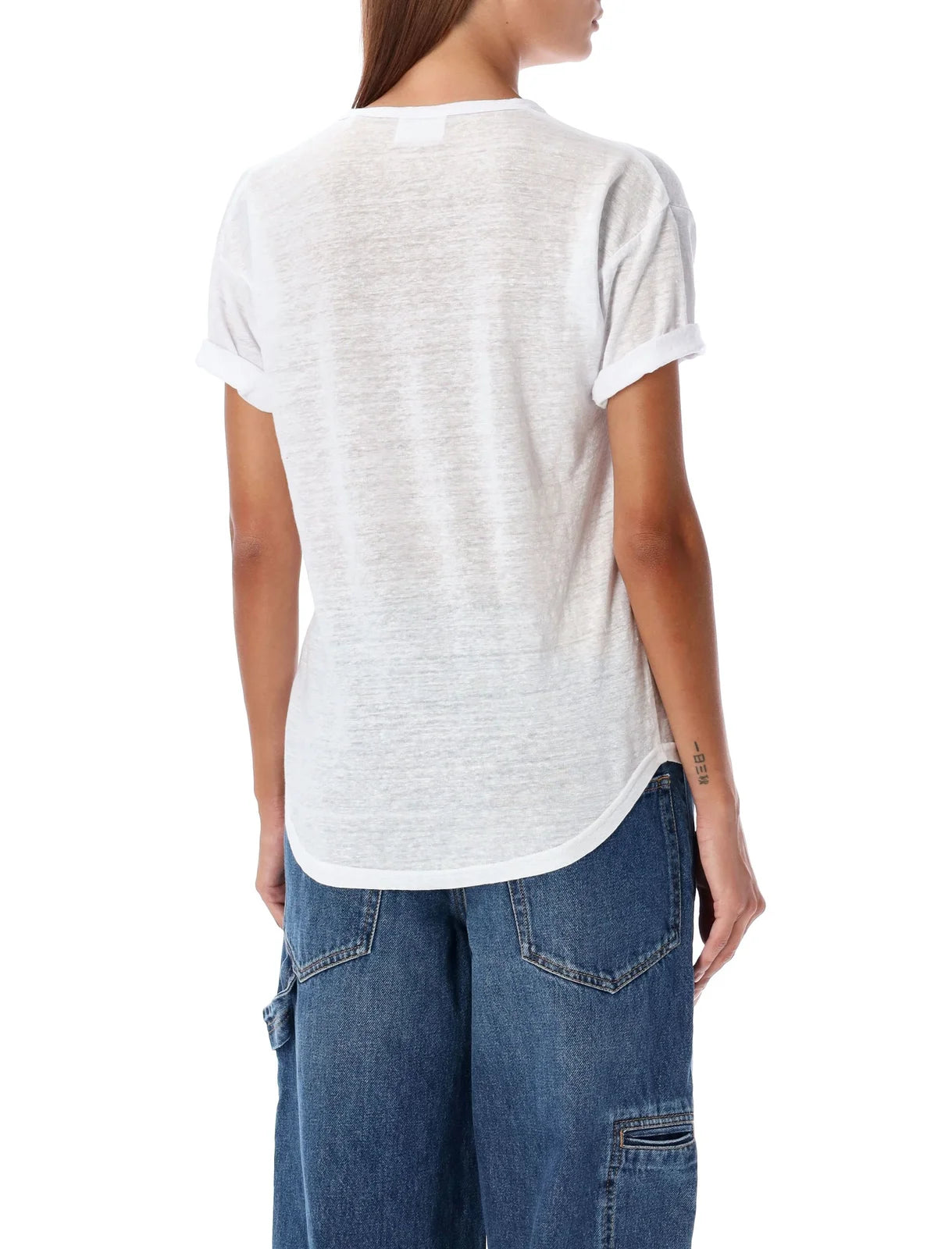KOLDI T SHIRT WHITE/LIGHT GOLD