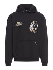 HERMES HOODIE-JET BLACK