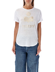 KOLDI T SHIRT WHITE/LIGHT GOLD
