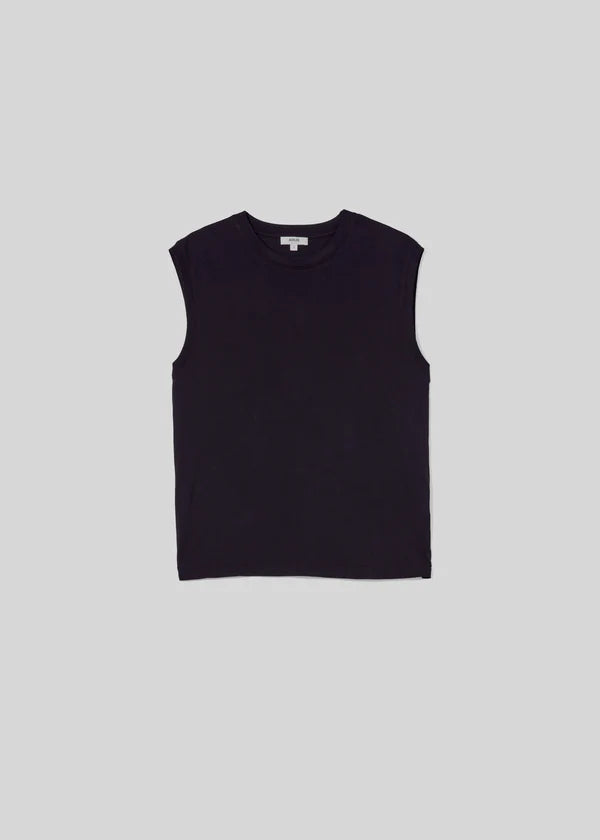 RAYA MUSCLE TEE - BLACK