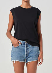 RAYA MUSCLE TEE - BLACK