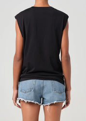 RAYA MUSCLE TEE - BLACK