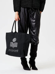 "MARANT" LOGO BAG LARGE-BLACK