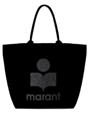 "MARANT" LOGO BAG LARGE-BLACK