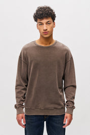 CLASSIC CREWNECK-VINTAGE MOCHA