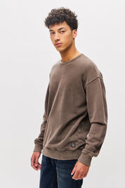 CLASSIC CREWNECK-VINTAGE MOCHA