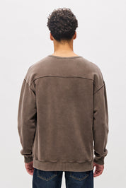 CLASSIC CREWNECK-VINTAGE MOCHA