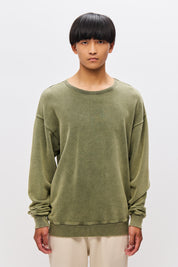 CLASSIC CREWNECK-VINTAGE KHAKI