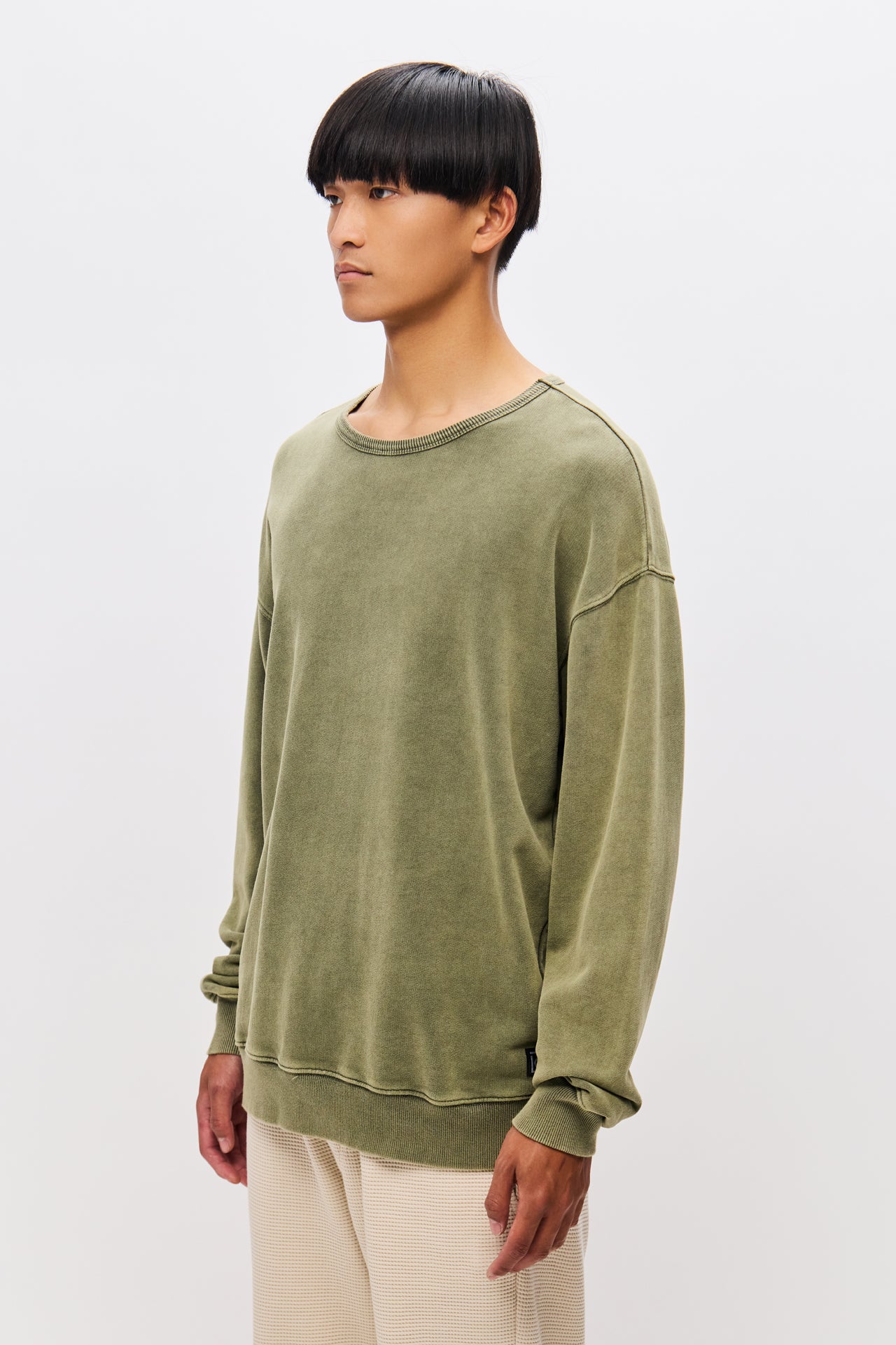 CLASSIC CREWNECK-VINTAGE KHAKI