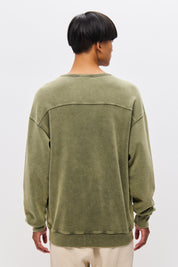 CLASSIC CREWNECK-VINTAGE KHAKI