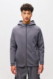 FULLZIP WITH SEAMING-GRAPHITE