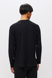 RELAXED RAGLAN LONGSLEEVE-BLACK