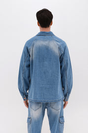 UTILITY DENIM JACKET BLUE DENIM