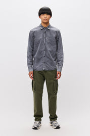 TAPERED CARGO TROUSERS-KHAKI