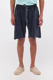 TERRY TOWEL SWEATBER VINTAGE BLUE
