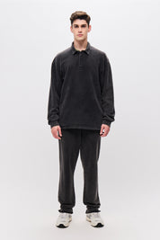 THE RAW EDGES SWEATPANT-VINTAGE BLACK