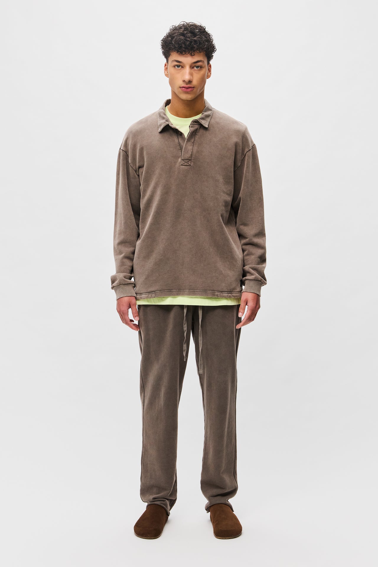 THE RAW EDGES SWEATPANT-VINTAGE MOCHA