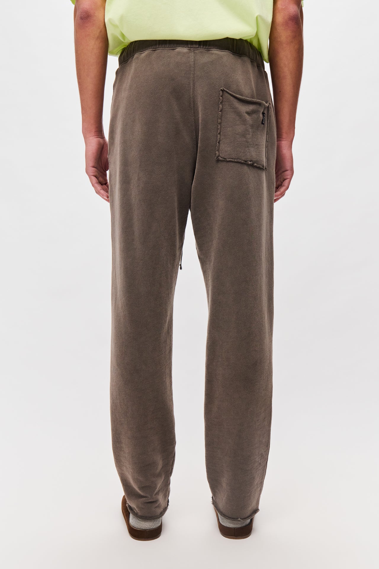 THE RAW EDGES SWEATPANT-VINTAGE MOCHA