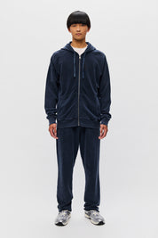 THE RAW EDGES SWEATPANT-VINTAGE MIDNIGHT BLU