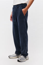 THE RAW EDGES SWEATPANT-VINTAGE MIDNIGHT BLU