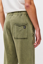 THE RAW EDGES SWEATPANT-VINTAGE KHAKI