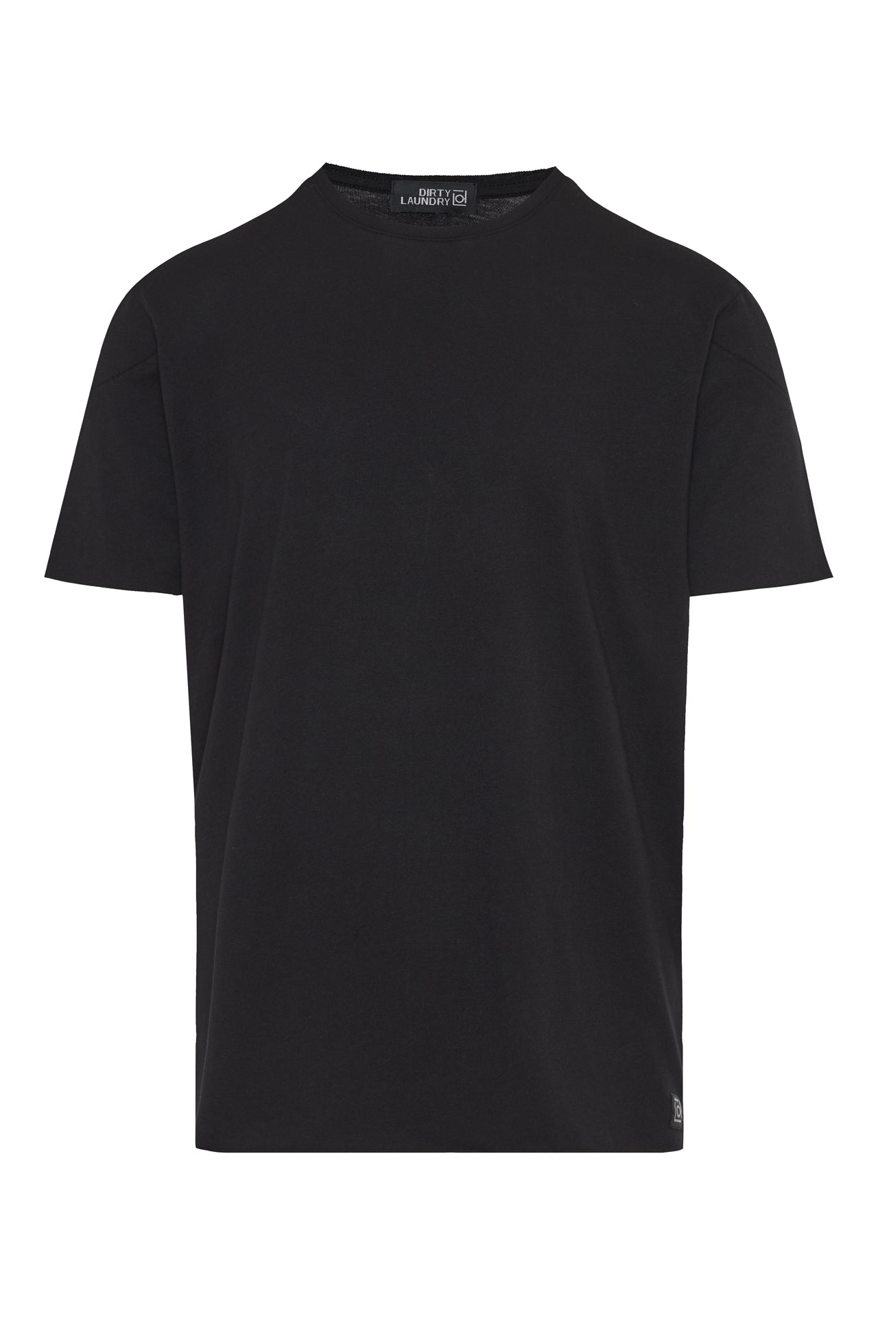 OPEN STICHES T-SHIRT-BLACK