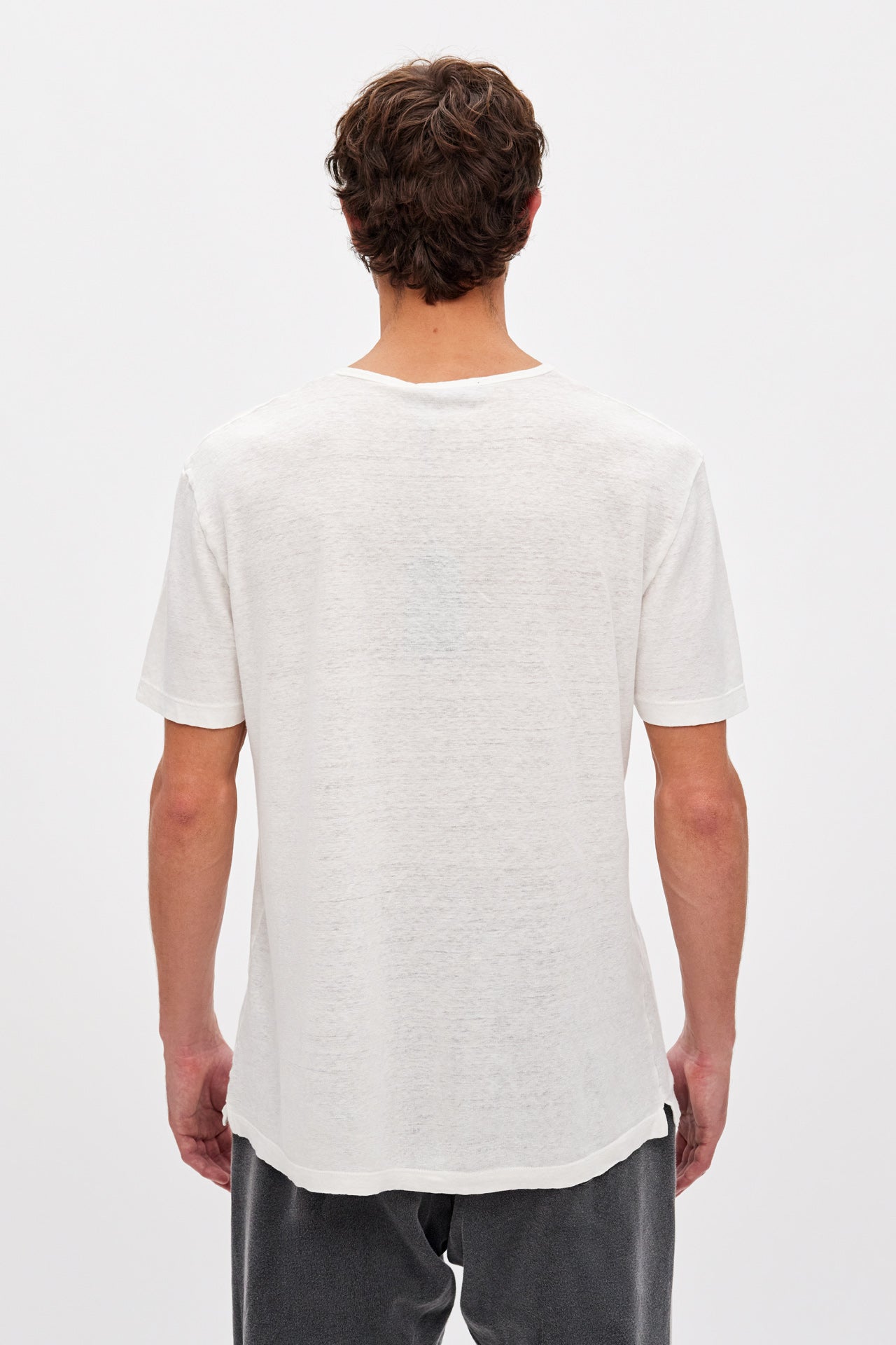 LINEN T-SHIRT-WHITE