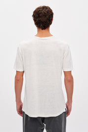 LINEN T-SHIRT-WHITE