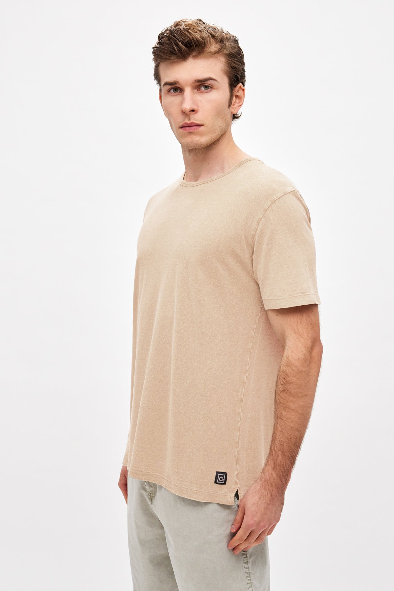 LINEN T-SHIRT-OAT