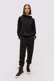 DIVIDED SWEATPANTS-BLACK