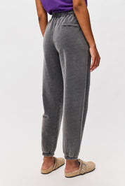 REGULAR CUFFED SWEATPANTS-VINTAGE GREY