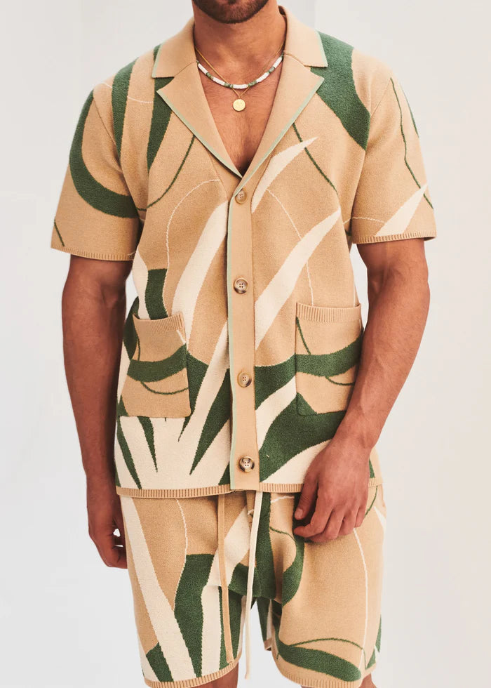 ART LEI SHIRT-BEIGE