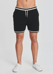 BRUCE CROCHET SHORT-BLACK