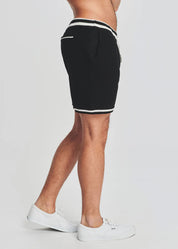 BRUCE CROCHET SHORT-BLACK