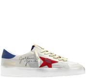 STARDAN CON COLLARINO E PASSALACIO-WHITE/BLUE/RED