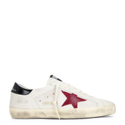 SUPER-STAR DOUBLE QUARTER WITH LIST-WHITE/POMEGRANATE/BLACK