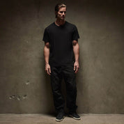 S/S CREW NECK BLACK