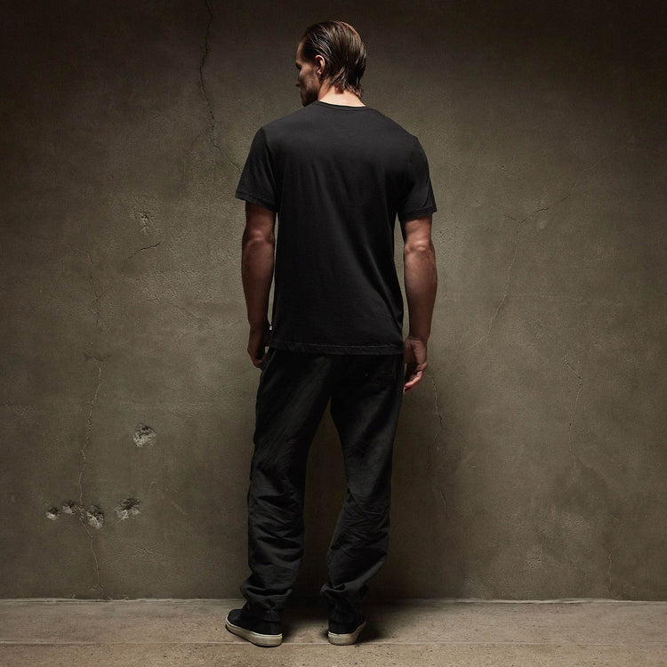 S/S CREW NECK BLACK