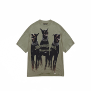 THOROUGHBRED T-SHIRT-KHAKI