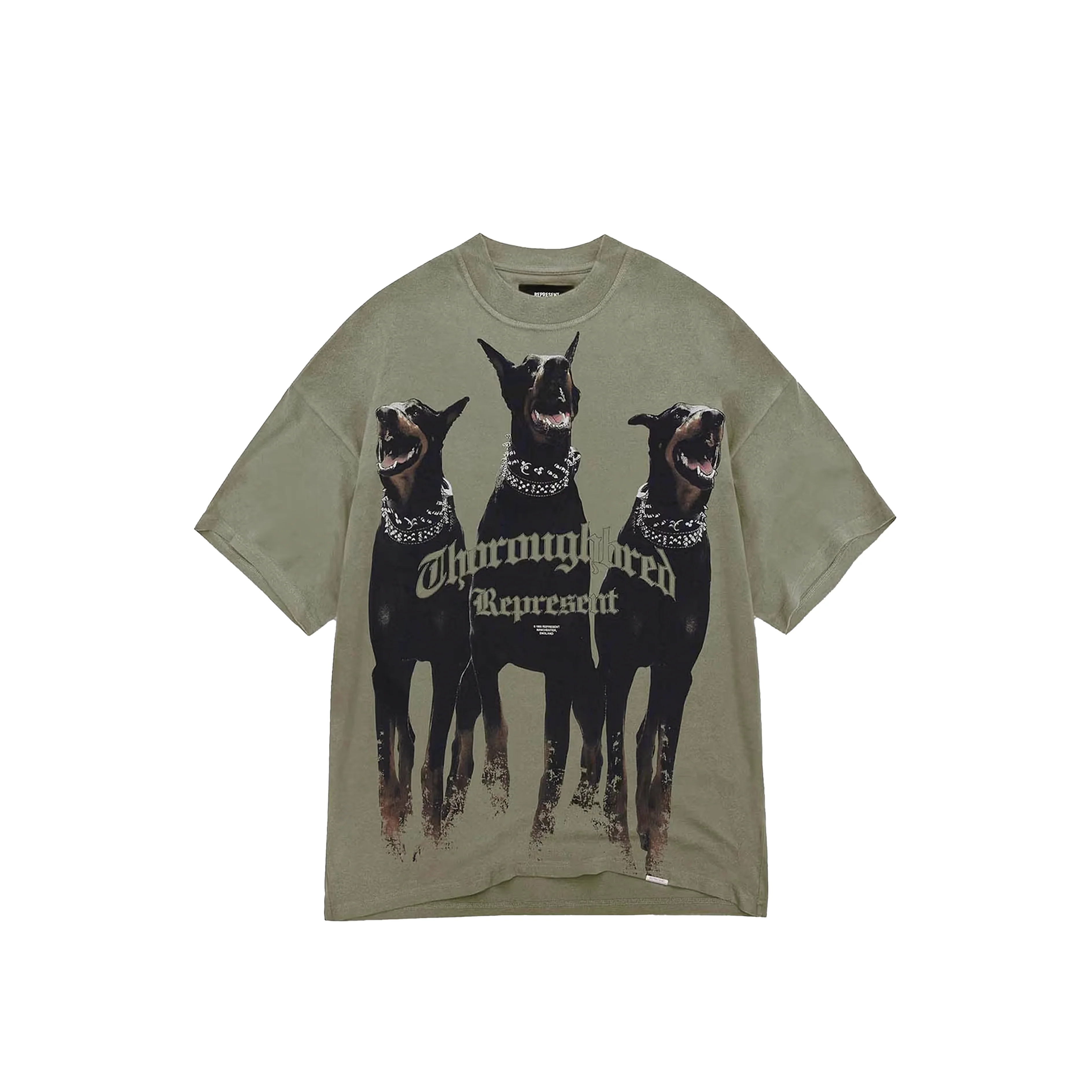 RepresentThoroughbredT-shirtKhaki.webp