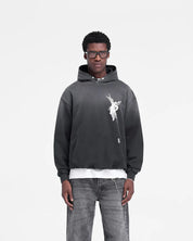 ARCHANGEL HOODIE-STAINED BLACK