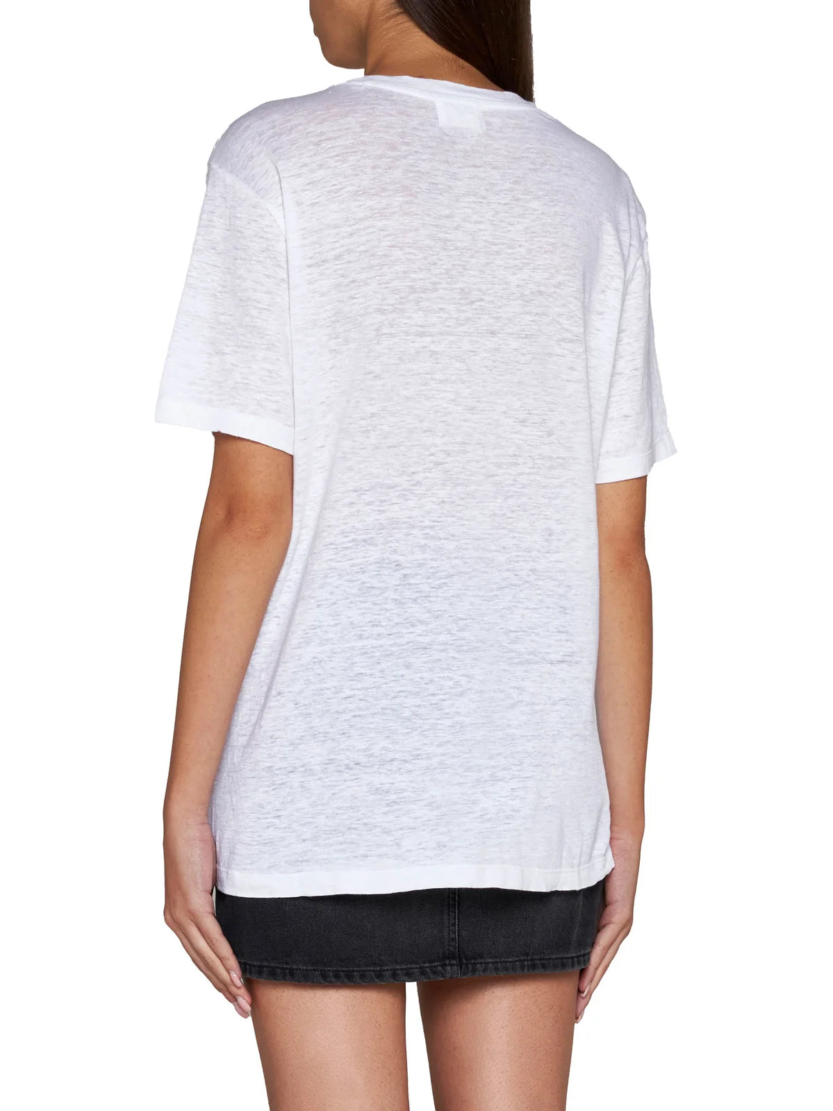 ISABEL MARANT ZEWEL LOGO T SHIRT WHITE