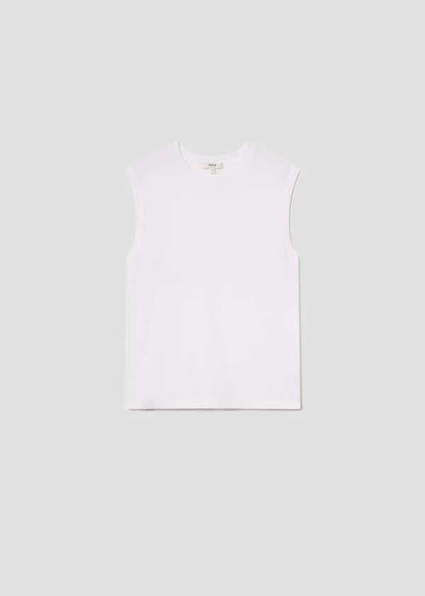 RAYA MUSCLE TEE - WHITE