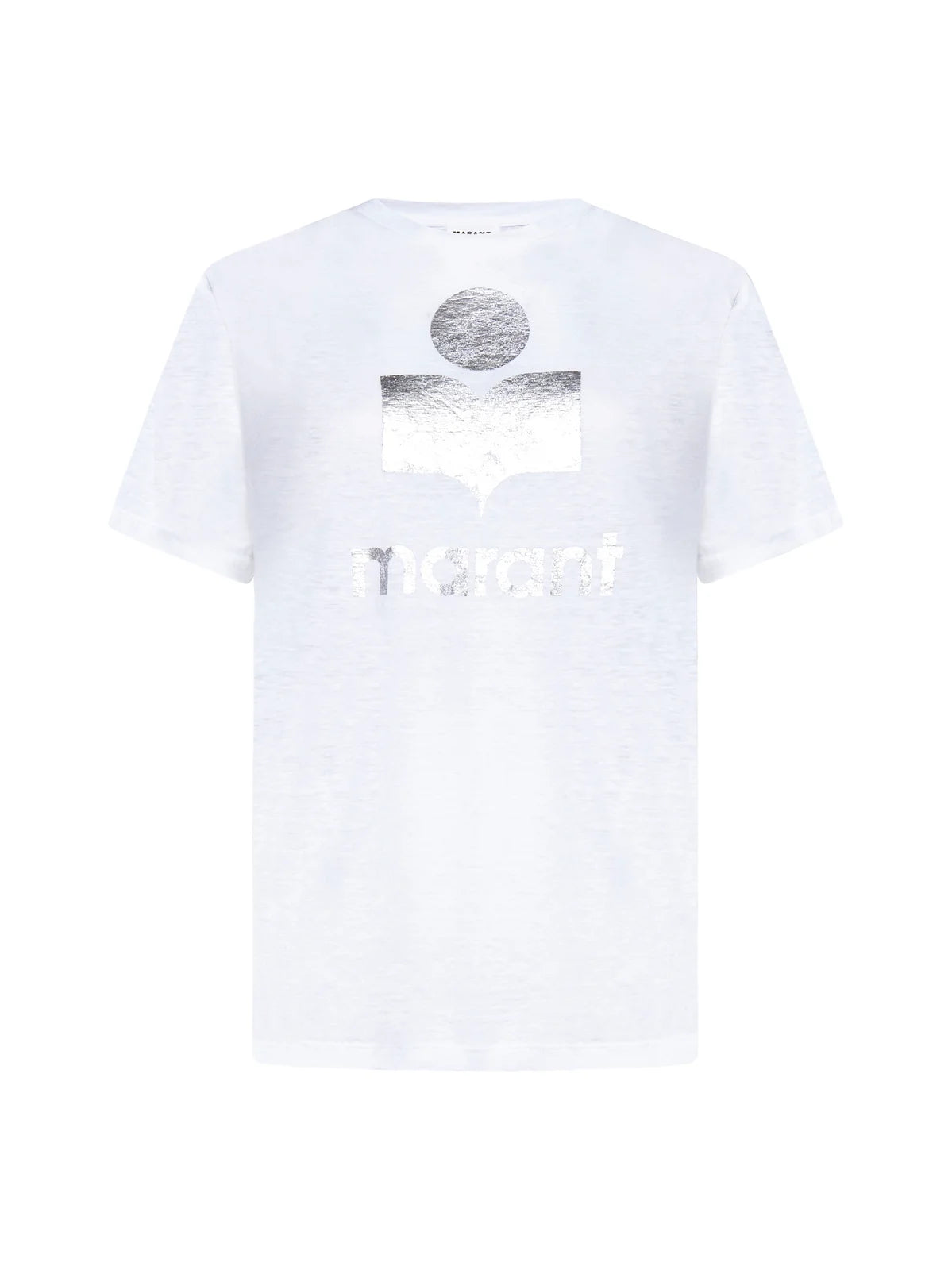 ISABEL MARANT ZEWEL LOGO T SHIRT WHITE