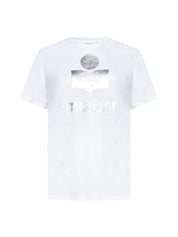ISABEL MARANT ZEWEL LOGO T SHIRT WHITE